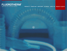 Tablet Screenshot of fluorotherm.com